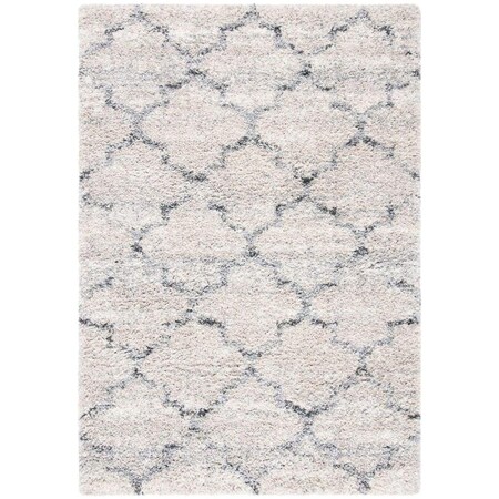 Safavieh 9 x 12 ft. Fontana Shag 800 Area Rug Grey & Ivory FNT888F-9
